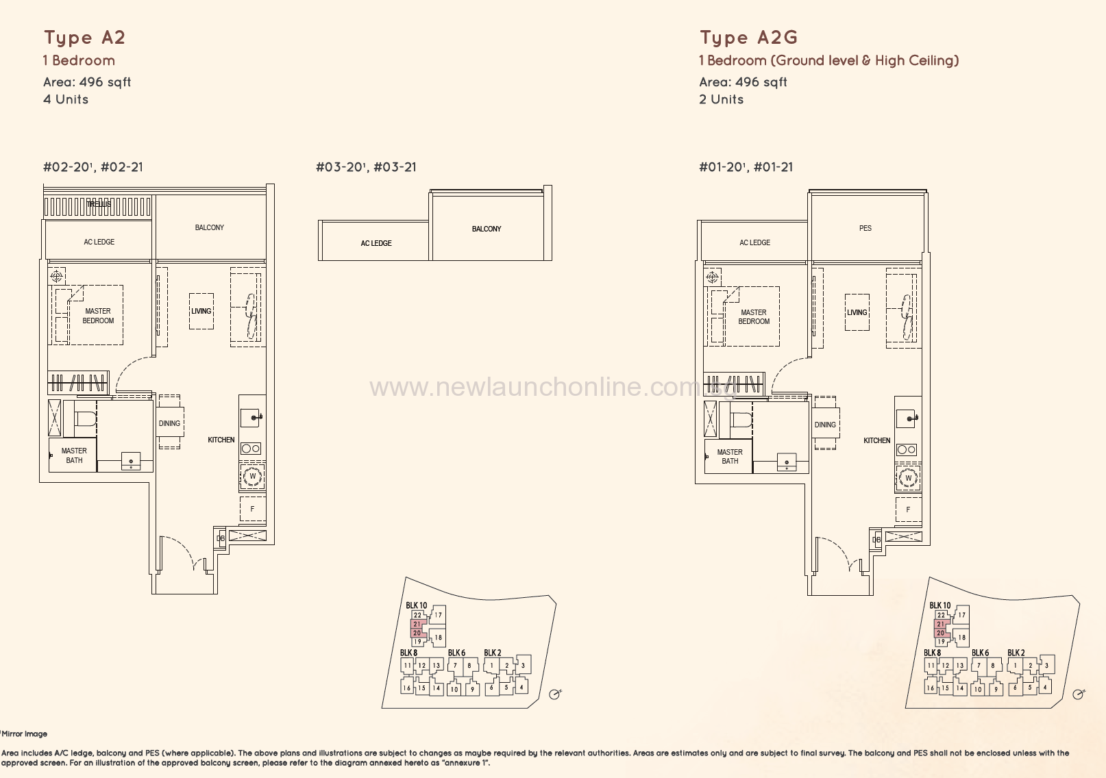 Kandis Residence 1 Bedroom Floor Plan Type A2