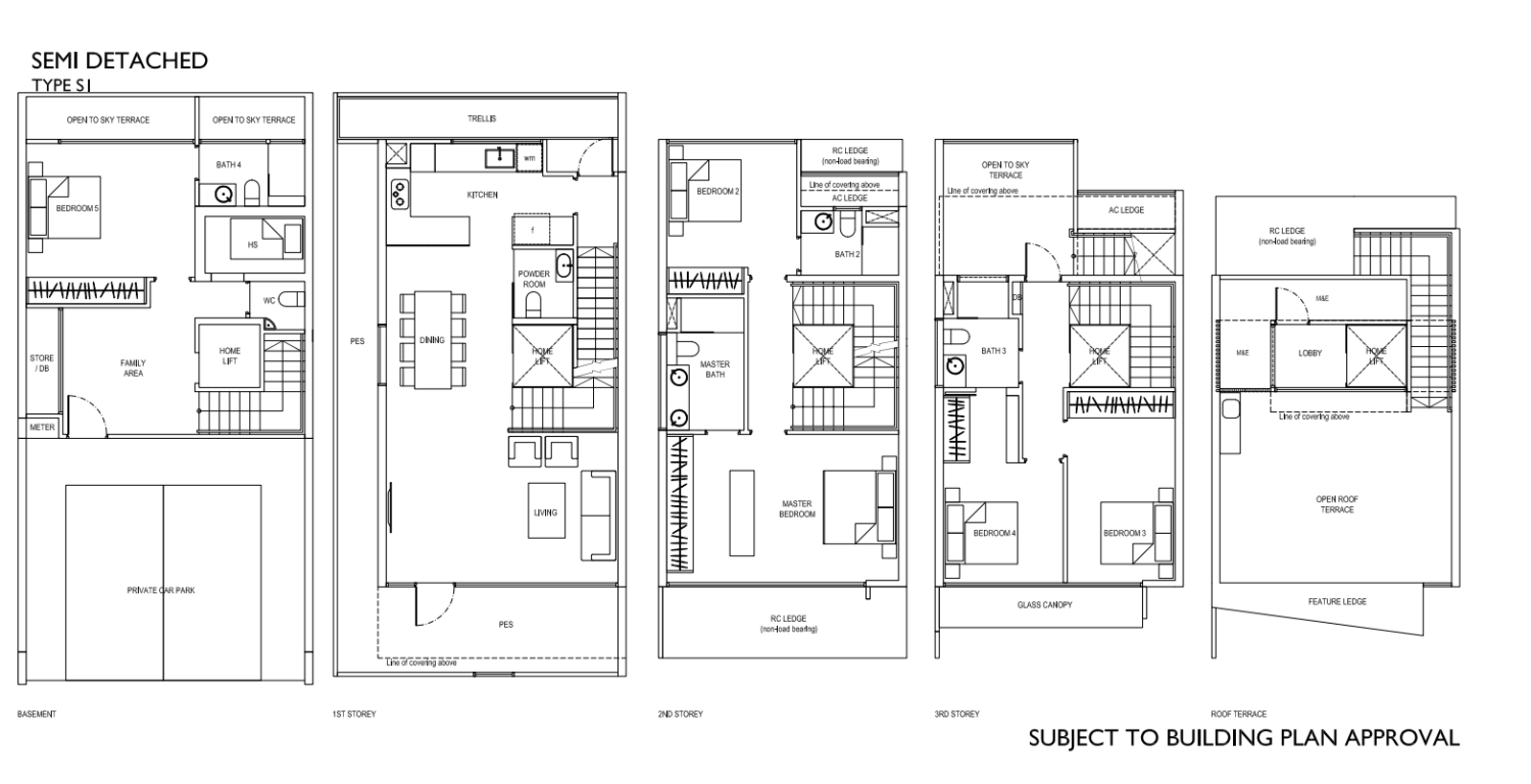 Belgravia Green Floor Plan Semi-D | NewLaunchOnline.com.sg