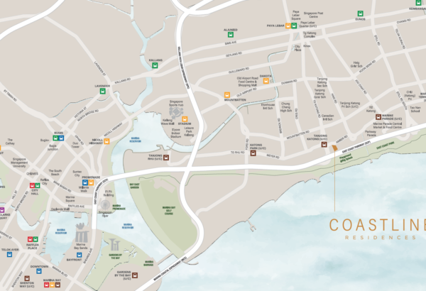 Coastline Residences location map